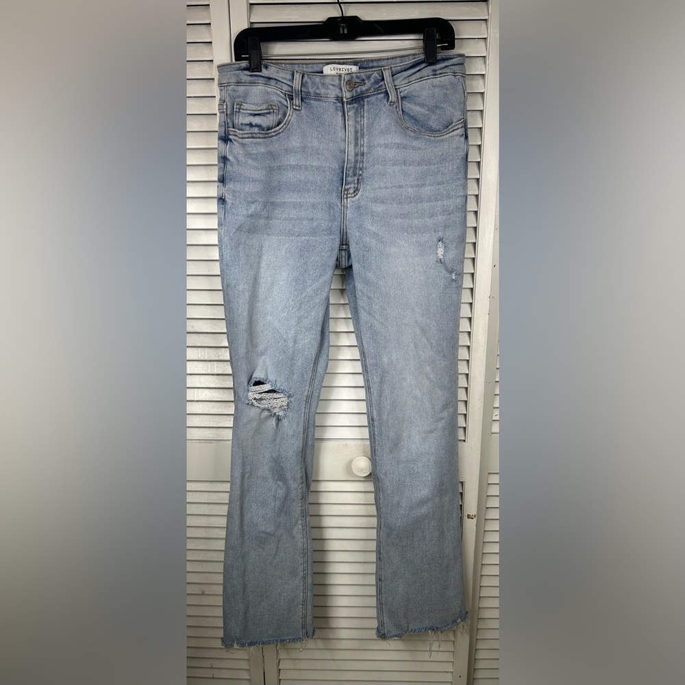 Lovervet by Vervet Distressed Light Blue Women's Jeans Size 32/15